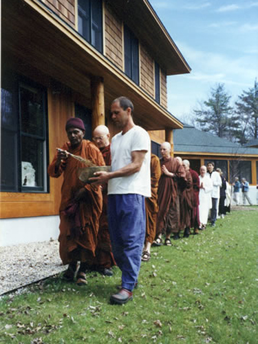  In April, 2003, Ven. Bhante Gunaratana, blessed the Forest Refuge.